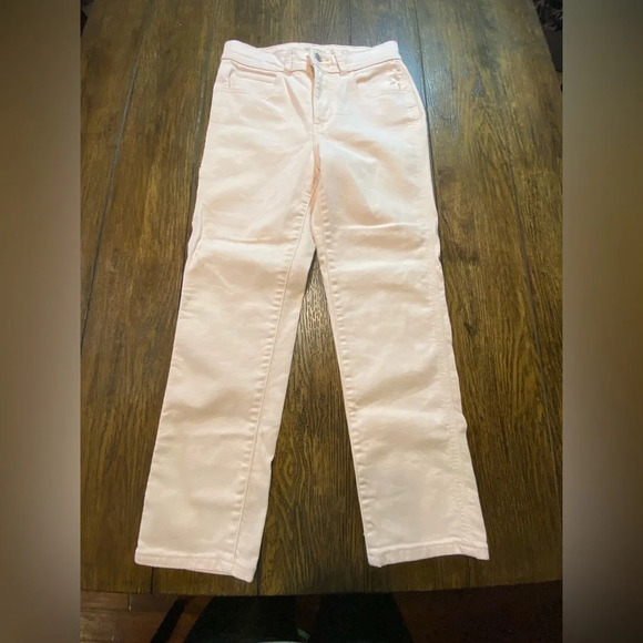Levi High Rise Straight Crop Light Pink Size 27 B18 - Picture 1 of 7